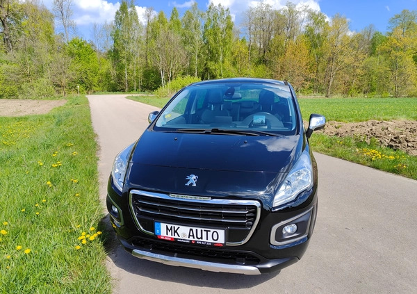 Peugeot 3008 cena 35900 przebieg: 214139, rok produkcji 2014 z Świebodzice małe 232